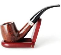 OSBELE Supporto per pipa per tabacco Supporto per pipa per tabacco in legno Supporto per pipa per sigaro pieghevole portatile Supporto per rack per sigaro Tabacco per sigaretta Display decorativo