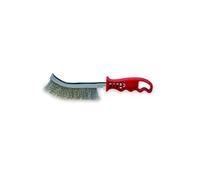 Osborn 0008462591 - Cepillo manual con mango plástico de latón ondulado filamento Ø 0.30 mm