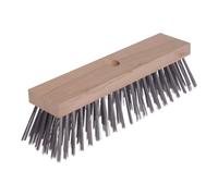 Osborn 0011102006 - Scopa in filo metallico, corpo in legno, con foro per manico, 6 file