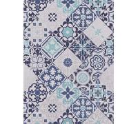 Osborne & Little Carta da parati Cervo - Indigo/ Silver/ Aqua