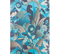 Osborne & Little Carta da parati Fantasque - Turquiose/ Teal/ Bronze