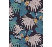 Osborne & Little Carta da parati Vernazza - Midnight/ Petrol/ Teal/ Blush