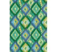 Osborne & Little Carta da parati Xanadu - Indigo/ Emerald