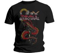 Osbourne Ozzy - T-Shirt # Xxl Unisex Black # Vintage Snake