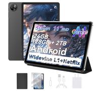 OSCAL Tablet 11 Pollici Pad 90,120HZ Tablet Android 14, 24GB RAM+128GB ROM (2TB TF),Octa Core Tablets Gaming,4G LTE Dual SIM +5GWiFi,Protezione Occhi,7700mAh/Widevine L1/1080P/GPS/Custodia/2025 Newest