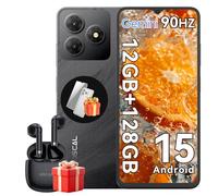 OSCAL Flat 2 6.56" HD+ 90Hz Smartphone Android 15, 12GB+128GB/2TB Telefono Cellulare, 5000mAh Telefoni, 13MP+5MP, Octa Core, Smartphone 4G Dual SIM 3 Slot/GPS/Fingerprint/OTG/3.5mm Jack