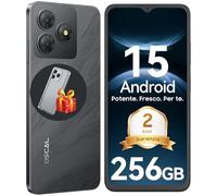 OSCAL FLAT 2 Smartphone 2025 Android 14 Gemini AI, 12GB RAM+256GB ROM/2TB-TF Smartphone Offerta Octa Core, 6.56" HD+ 90Hz, 5000mAh Telefono Cellulare, 13MP+8MP, 4G Dual SIM Fingerprint/Face ID/OTG/GPS