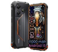 OSCAL Marine 2 8GB 128GB 6.56" IPS 90Hz 4G Dual SIM NFC Batteria 11000mAh Android 15 Arancione