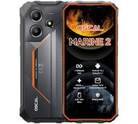 OSCAL MARINE 2 Telefono Indistruttibile 2025 Android 15 Gemini AI 2.0, 11000mAh Rugged Smartphone, 12GB+64B/2TB Celluare Antiurto, 6.56''HD+ 90Hz, AI 16MP+8MP, IP68/IP69K/3 Slot/NFC/Face ID/OTG/GPS