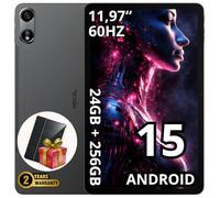 OSCAL PAD 100 Tablet Android, 12″ 2K IPS Display, 24GB RAM + 256GB (fino a 2TB), Fotocamere 16+8MP, Batteria 9000 mAh + Ricarica Rapida 18W, LTE/Wi-Fi/GPS/Dual SIM, Garanzia di 2 anni, Grigio Spazio
