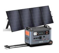 OSCAL Power Station portatile PowerMax 3600 con pannello solare da 400W, generatore solare da 3600 Wh con 4 prese CA 3600W, ricarica completa in 1,2 ore, emergenza con controllo APP per casa,