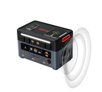 OSCAL PowerMax 2400Pro Centrale Elettrica Portatile (Modello 2025 aggiornato), batteria LiFePO4 2016 Wh, 2400W(Picco 4800W), on/off grid, Due altoparlanti, UPS 5ms, ideale per camp/camper/emergenze