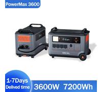 Oscal PowerMax 3600 Centrale Elettrica Portatile 3600W Generatore Solare 7200Wh LiFePO4 Batteria di Backup Domestico di Campeggio Esterna di Alimentazione Mobile