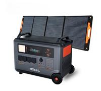 OSCAL PowerMax 6000 Centrale Portatile 3600Wh 6000W 14 Porte + Pannello Solare PM200 Pro 200W IP67