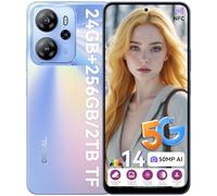 OSCAL Smartphone 5G 2025, 24GB+256GB/2TB-TF Telefono Cellulare, Octa-Core, 6.67" HD+ 90Hz, AI 50MP+8MP, 18W Ricarica Rapida, 5G Dual SIM Telefoni NFC/OTG/GPS Nero