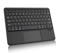 OSCAL Tastiera Bluetooth per tablet, computer, mini PC, desktop, Air/Pro, compatibile, Blackview ecc., portatile, senza fili, ricaricabile, nera