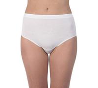 OSCALITO Donna Art. 1217 Slip Alto in Micro-Modal 94% Modal Microfibra 6% Elastan (6, 010 Bianco)