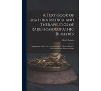 Oscar Hansen A Text-Book of Materia Medica and Therapeutics o (Copertina rigida)