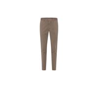 Oscar Jacobson - Pantaloni slim fit in twill blu scuro - - Trousers - Uomo - Beige - S