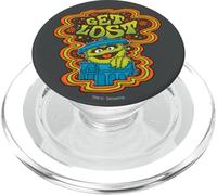 Oscar psichedelico di Sesame Street The Grouch Get Lost PopSockets PopGrip per MagSafe