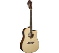 Oscar Schmidt OD312CE-A-U Chitarra Elettrica Acustica 12 Corde. Naturale