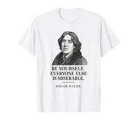 Oscar Wilde Be Yourself Citazione Letterario Maglietta