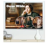 Oscar Wilde (hochwertiger Premium Wandkalender 2026 DIN A2 quer), Kunstdruck in Hochglanz: Zwischen Ruhm und Ruin: Oscar Wilde