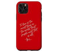 Oscar Wilde Quote To Live Is The Rarest Thing In The World Custodia per iPhone 11 Pro