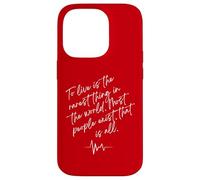 Oscar Wilde Quote To Live Is The Rarest Thing In The World Custodia per iPhone 14 Pro