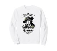 Oscar Wilde The Wit Ritratto Fiore Vittoriano Letterario Felpa