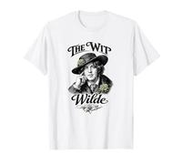 Oscar Wilde The Wit Ritratto Fiore Vittoriano Letterario Maglietta