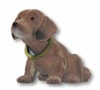 Oscillante Bassotto Figura Cane Giocattolo Ciondolante H 18 CM Grande Piedi Con
