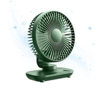 Oscillating Desk Fan - Batteria 2000mAh | 5 Speed Quiet Table Circulator | Automatic 120-Grade Wide-Angle Rotazione, Ultra-Quiet Brushless Motor, for Home Living Room Kitchen Office & Travel