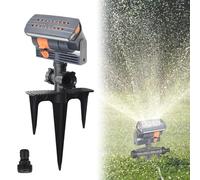oscillating sprinkler 16 nozzles,Ugello irrigatore oscillante con 16 fori per una distribuzione ottimale dell'acqua,prato irrigazione giardino 4 modalità oscillante automatico irrigatore quadrato