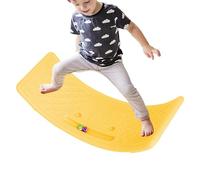 Oscillazione a dondolo per bambini, tavola di equilibrio oscillante - Scheda didattica Swing curva per l'allenamento - Tavola per esercizi traballante per ragazzi e ragazze per uso interno, può sosten