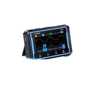 Oscilloscopio digitale, 2C53P Touch Screen Oscilloscopio Digitale Portatile Multimetro Generatore Di Segnale 3 In 1 2 Canali 50 MHz 250 Ms/S 19999 Conteggi,per test e analisi
