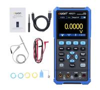 Oscilloscopio Digitale 3 in 1, Multimetro e Generatore di Segnali 70MHz, 1 Canale, 250MSa / s, Display LCD 3,5 Pollici - Funzione Tripla, Misure Precise, Ideale per Elettronica e