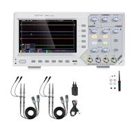 Oscilloscopio digitale 5mV/Div 2/4 canali 110MhZ larghezza di banda 1GS/s frequenza di campionamento 7 pollici TFT storage oscilloscopio desktop(DOS1104,US)