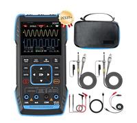 Oscilloscopio digitale, Aggiorna l'oscilloscopio digitale portatile 3 in 1, strumento automobilistico a 2 canali da 50 MHz(2C53T 2PCS P1600)