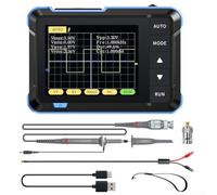 Oscilloscopio digitale compatto Dso152 con campionamento in tempo reale da 2,5 ms al secondo e larghezza di banda di 200 Khz e modalità automatica touch per laboratori didattici (alto)