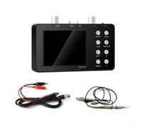 Oscilloscopio digitale, generatore di segnale a doppio canale con larghezza di banda 10 MHz, frequenza di campionamento di 50 m, profondità di memoria 20 K e misurazione ± 400 V, per attività