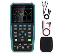 Oscilloscopio Digitale, HANMATEK HO52 Mini Oscilloscopio da 3,5"TFT,2 IN 1 Oscilloscopio e Multimetro, Schermo Retroilluminato, Funzione Auto-Calibrazione, 7 Misurazioni Automatiche, Funzione Memoria