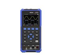 Oscilloscopio digitale, HDS2202S Oscilloscopio Digitale Portatile Serie HDS200 200 MHz 1 GS/s 3 In Multimetro Osciloscopio A 2 Canali + Generatore 1CH,per test e analisi(HDS242S)