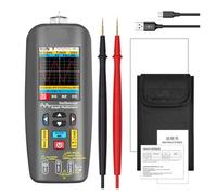 Oscilloscopio digitale multimetro con frequenza di campionamento in tempo reale 48 MSa/s, vero valore RMS, oscilloscopio portatile memorizzazione dei dati delle forme d'onda(O1 grey)