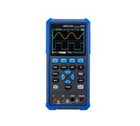 Oscilloscopio digitale, Oscilloscopio digitale HDS2102S, 2 canali, larghezza di banda 100 MHz, portatile, 3 in 1, USB, multimetro, generatore di forme d'onda(HDS2102S)