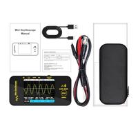 Oscilloscopio digitale palmare Schermo LCD da 3,2 pollici Larghezza di banda 10 MHz Facile Trasporto Tester per Automotive & Applicazione del suono Oscilloscopio palmare