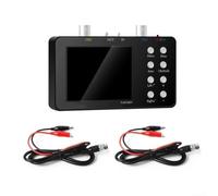 Oscilloscopio digitale portatile a 2 canali con generatore di segnale, larghezza di banda 10 MHz, profondità di memoria 20 K, misurazione della tensione ± 400 V per elettronica (Host+2 morsetti)