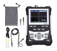 Oscilloscopio digitale portatile, larghezza di banda 120MHz Oscilloscopio palmare con schermo a colori 2.4, Frequenza di campionamento 500MSa/s, Memorizzazione di forme d'onda 2500, Batteria