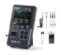 Oscilloscopio, DSO-TC4 3 in 1 Oscilloscopio digitale 10MHz Larghezza di banda 48Ms/s Campionamento 13 Uscita segnale Un pulsante Tester automatico di transistor Tester di componenti elettronici Strume