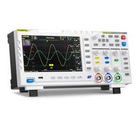 Oscilloscopio FNIRSI 1014D, Oscilloscopio Digitale 2 in 1, Generatore di Segnale DDS, 2 Canali, Larghezza di Banda 100 Mhz, Frequenza di Campionamento 1 Gsa/s, Memoria Integrata da 1 GB